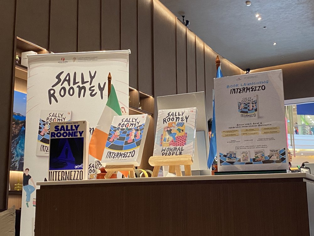 Indonesian translations of Sally Rooney's books
