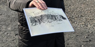 Illustration of camp life