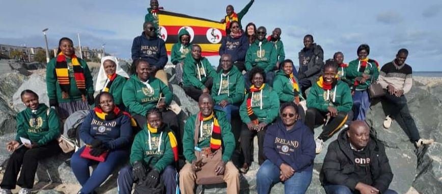 Ugandan teachers on the coast of Ireland