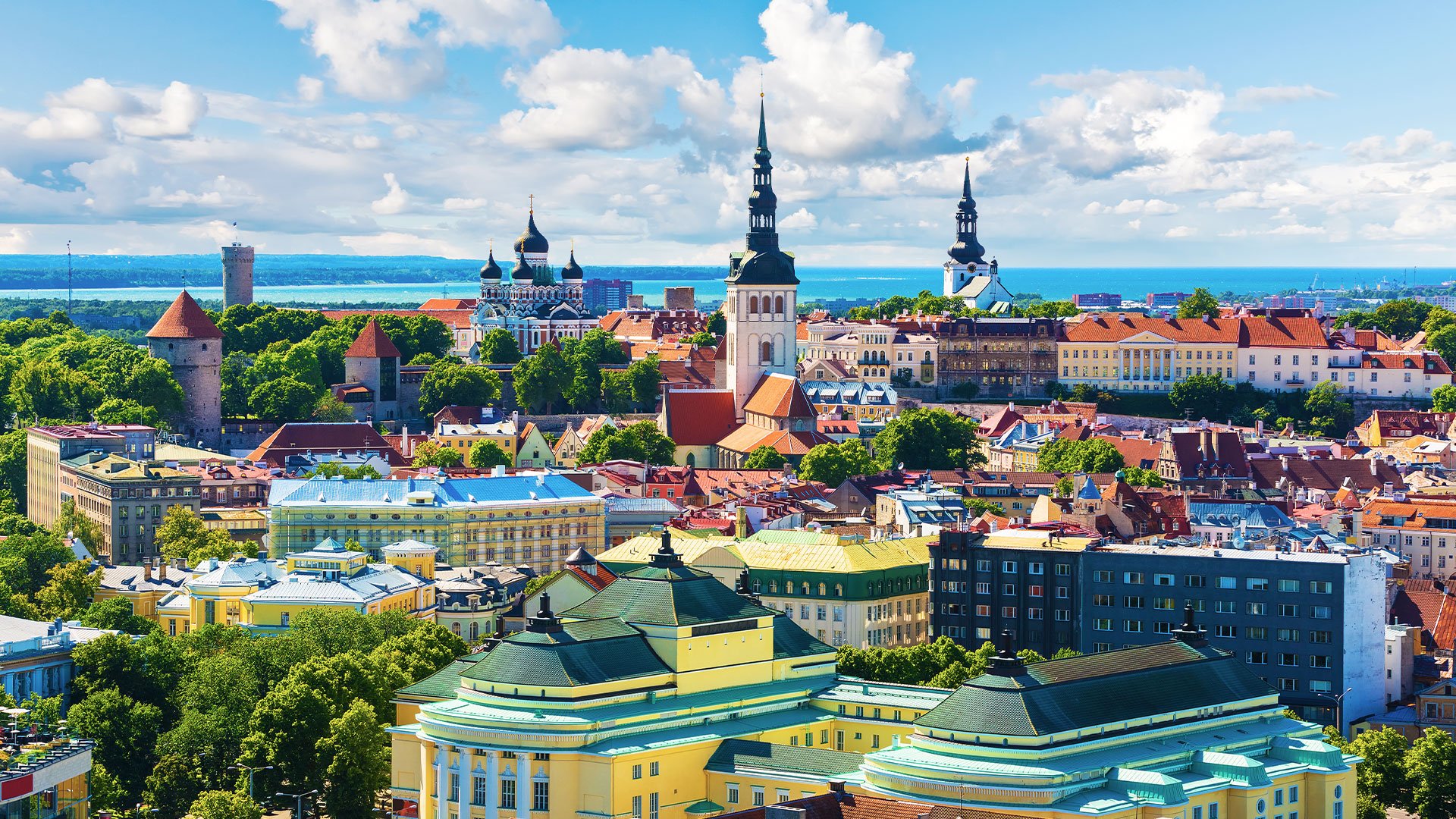 View of Tallinn in Estonia