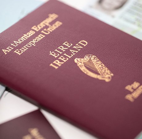 An Irish passport
