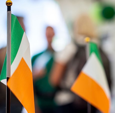 Mini Irish flags