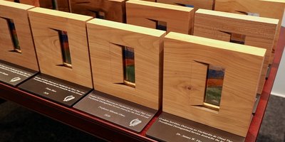Photo of wooden PDSA awards