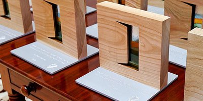 wooden awards