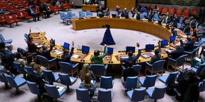 The UN Security Council chamber