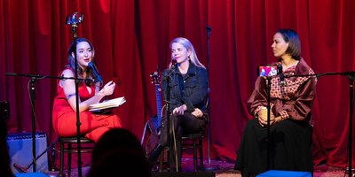 Siobhra Quinlan, Aoife O'Donovan, Rhiannon Giddens in conversation