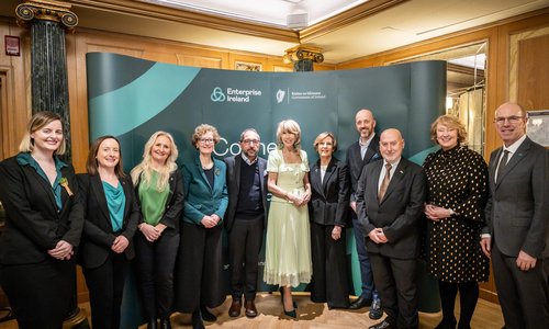 Group photo at launch event