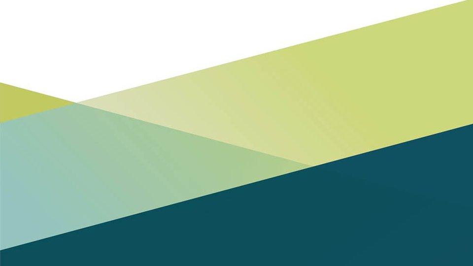 Series of diagonal green and yellow lines