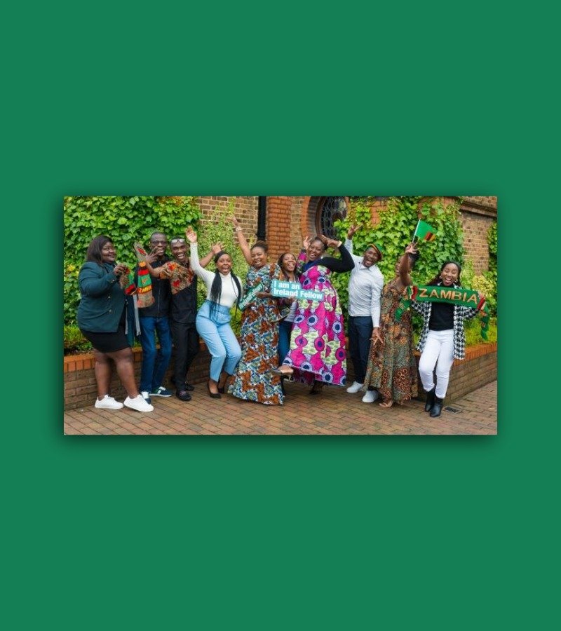 Zambian Fellows celebrating