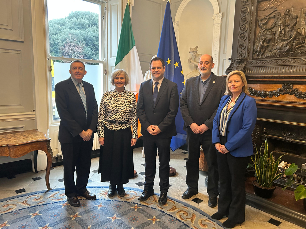 Minister Richmond meeting representatives of the three NGOs