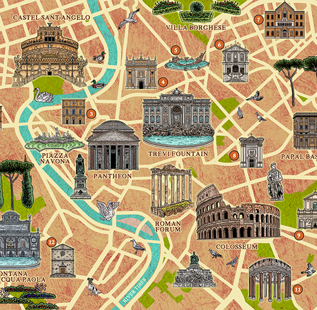 Irish, EU and Holy See national flags