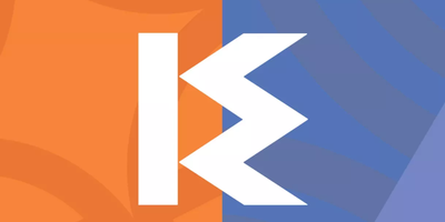 graphic with KK on it