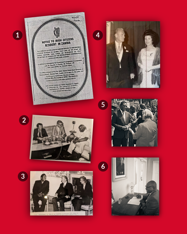 Various numbered clippings and photos